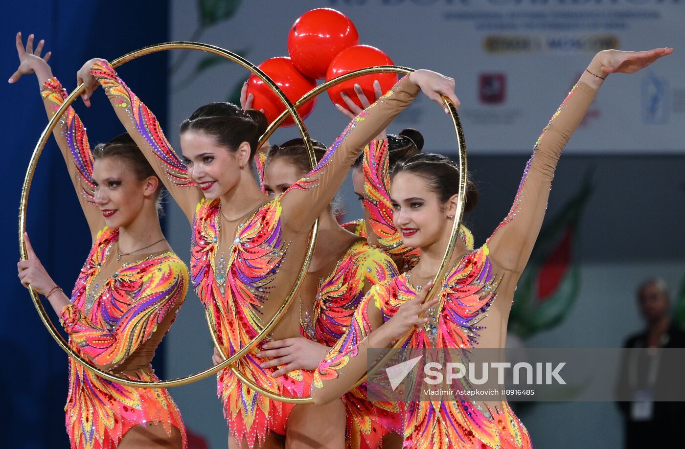Russia Rhythmic Gymnastics Top Gymnasts Cup