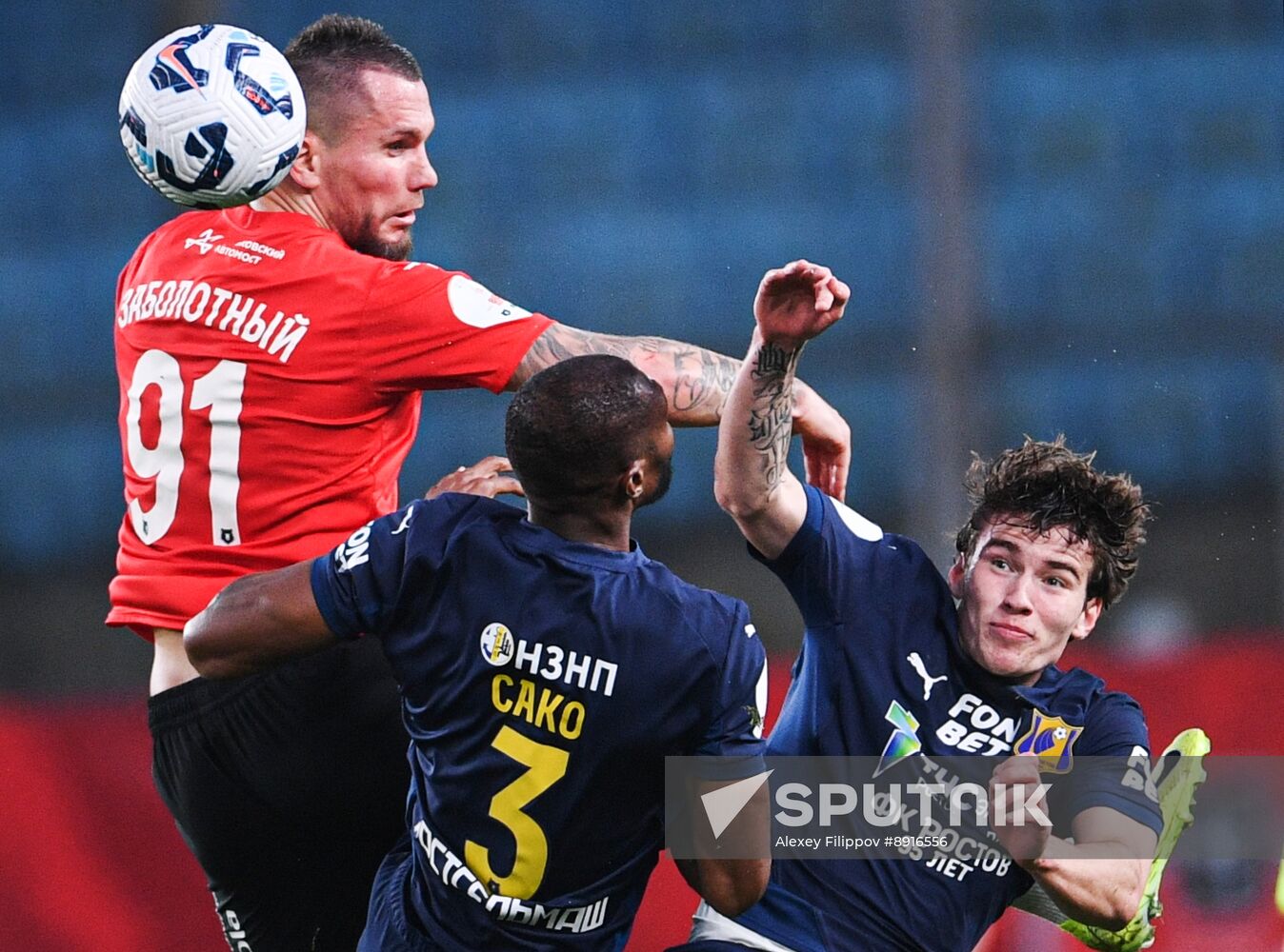 Russia Soccer Premier-League Khimki - Rostov