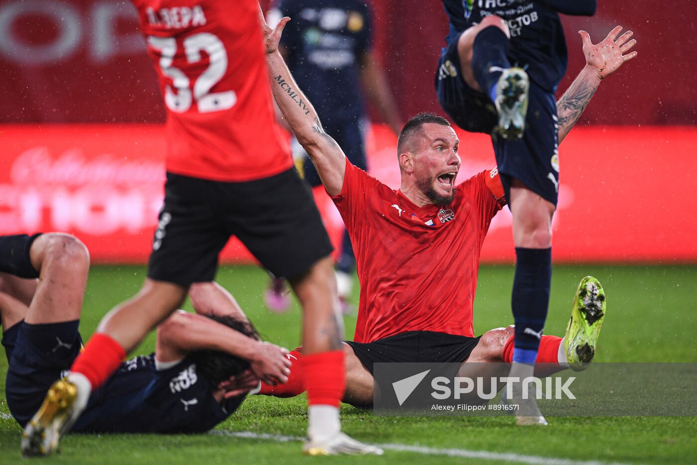 Russia Soccer Premier-League Khimki - Rostov