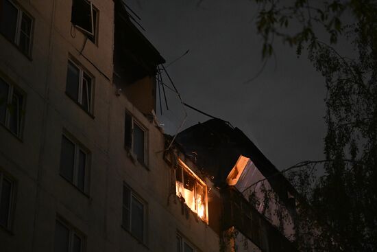 Russia Residential Building Fire