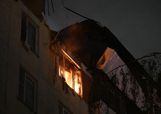 Russia Residential Building Fire