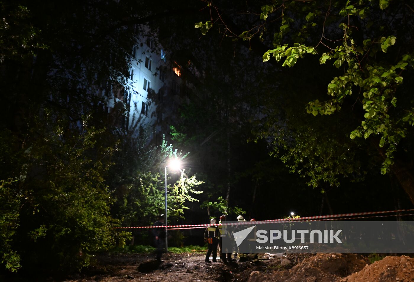 Russia Residential Building Fire