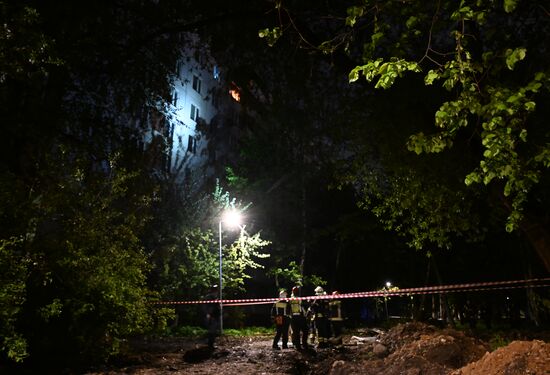 Russia Residential Building Fire