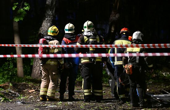 Russia Residential Building Fire