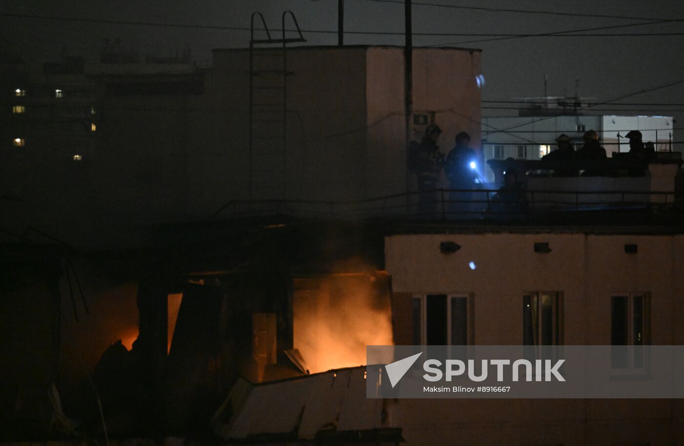 Russia Residential Building Fire