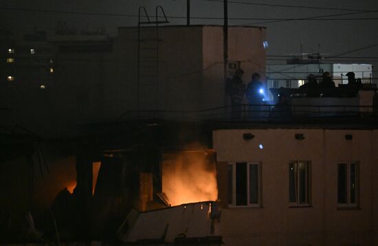 Russia Residential Building Fire