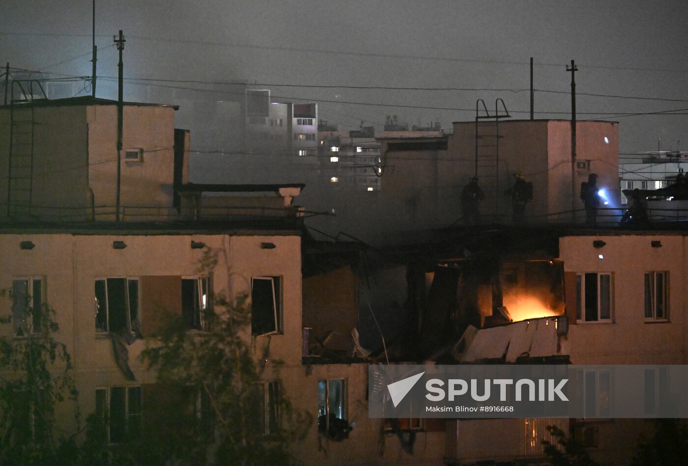 Russia Residential Building Fire