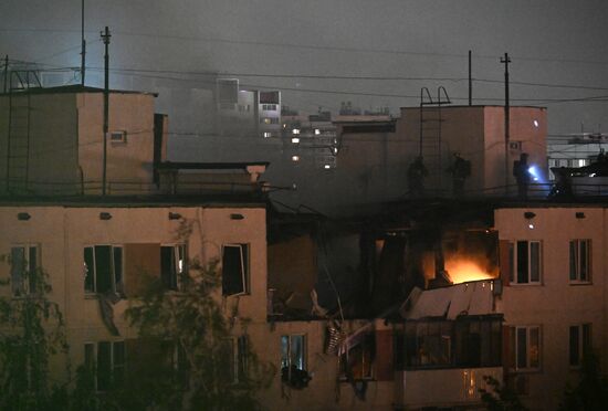 Russia Residential Building Fire