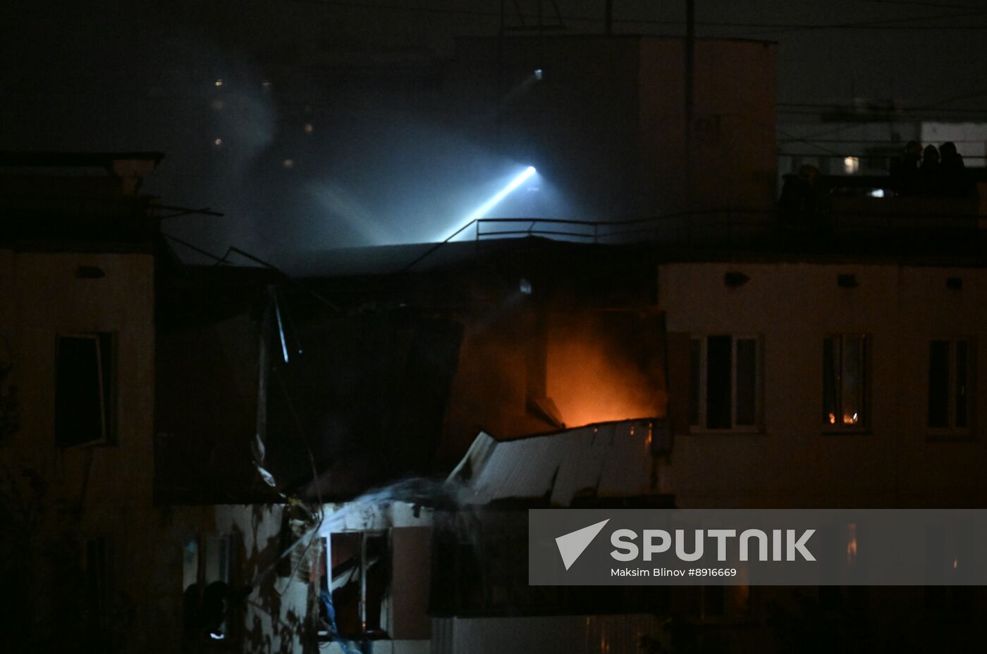 Russia Residential Building Fire