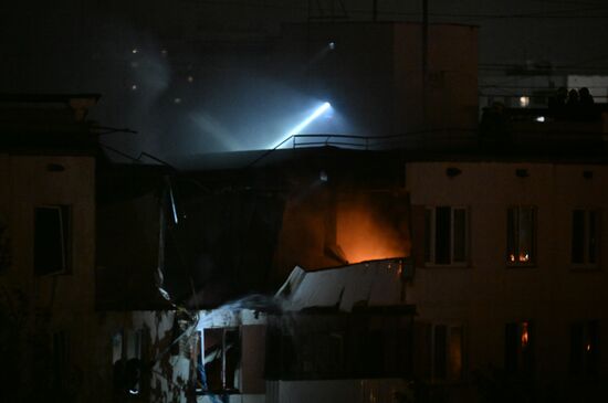Russia Residential Building Fire