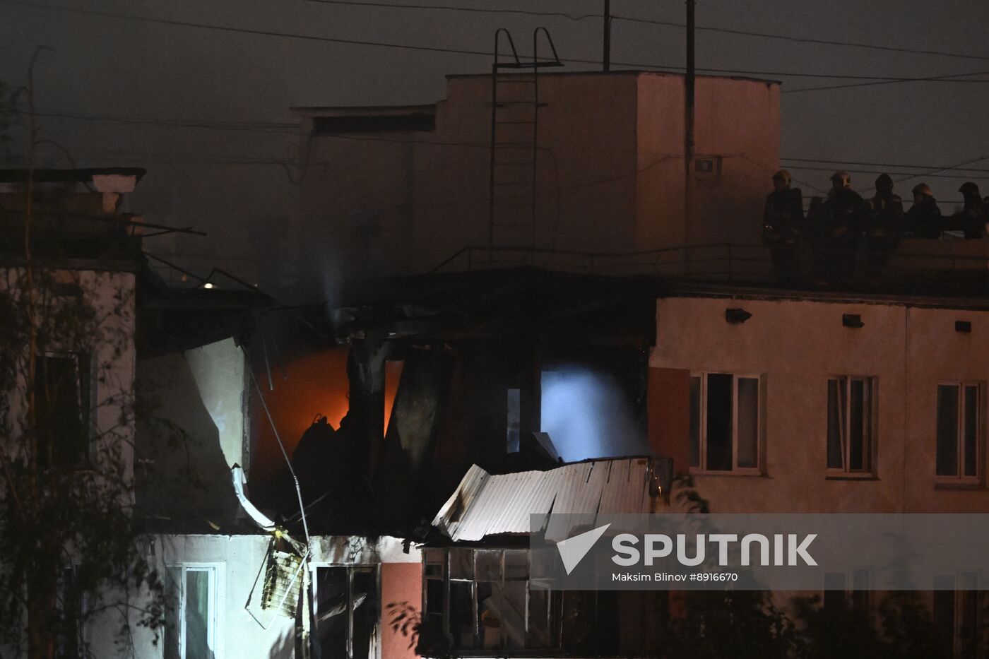 Russia Residential Building Fire