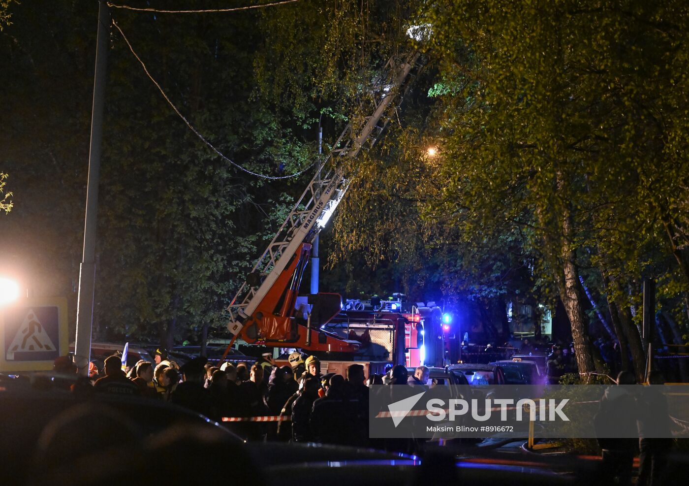 Russia Residential Building Fire