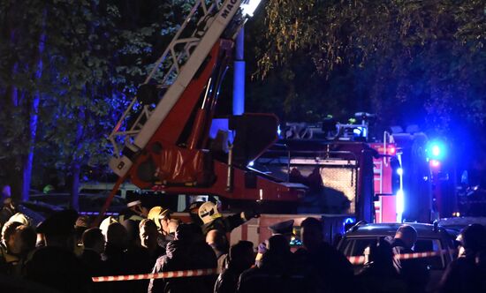 Russia Residential Building Fire