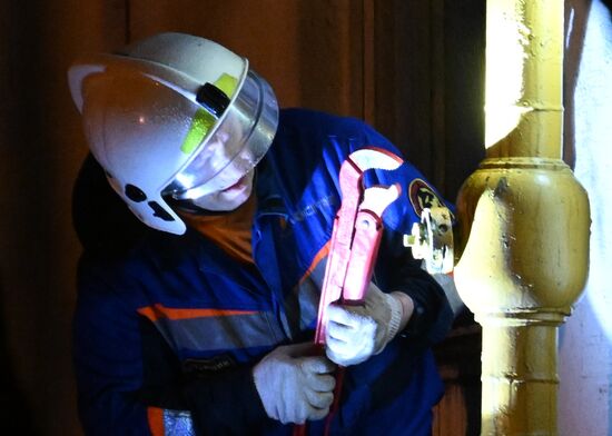 Russia Residential Building Fire