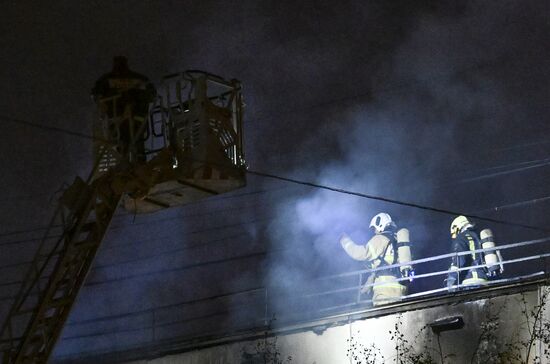 Russia Residential Building Fire
