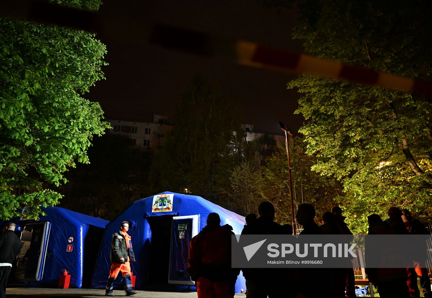 Russia Residential Building Fire