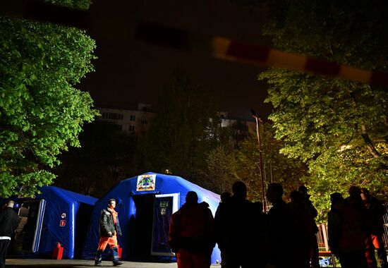 Russia Residential Building Fire