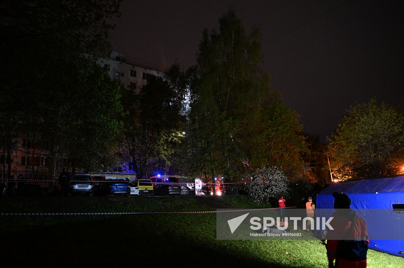 Russia Residential Building Fire