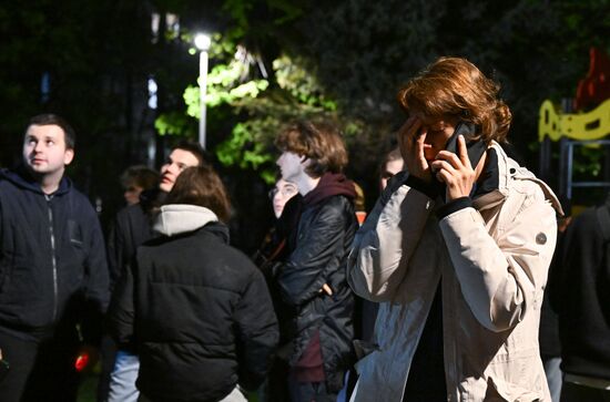 Russia Residential Building Fire