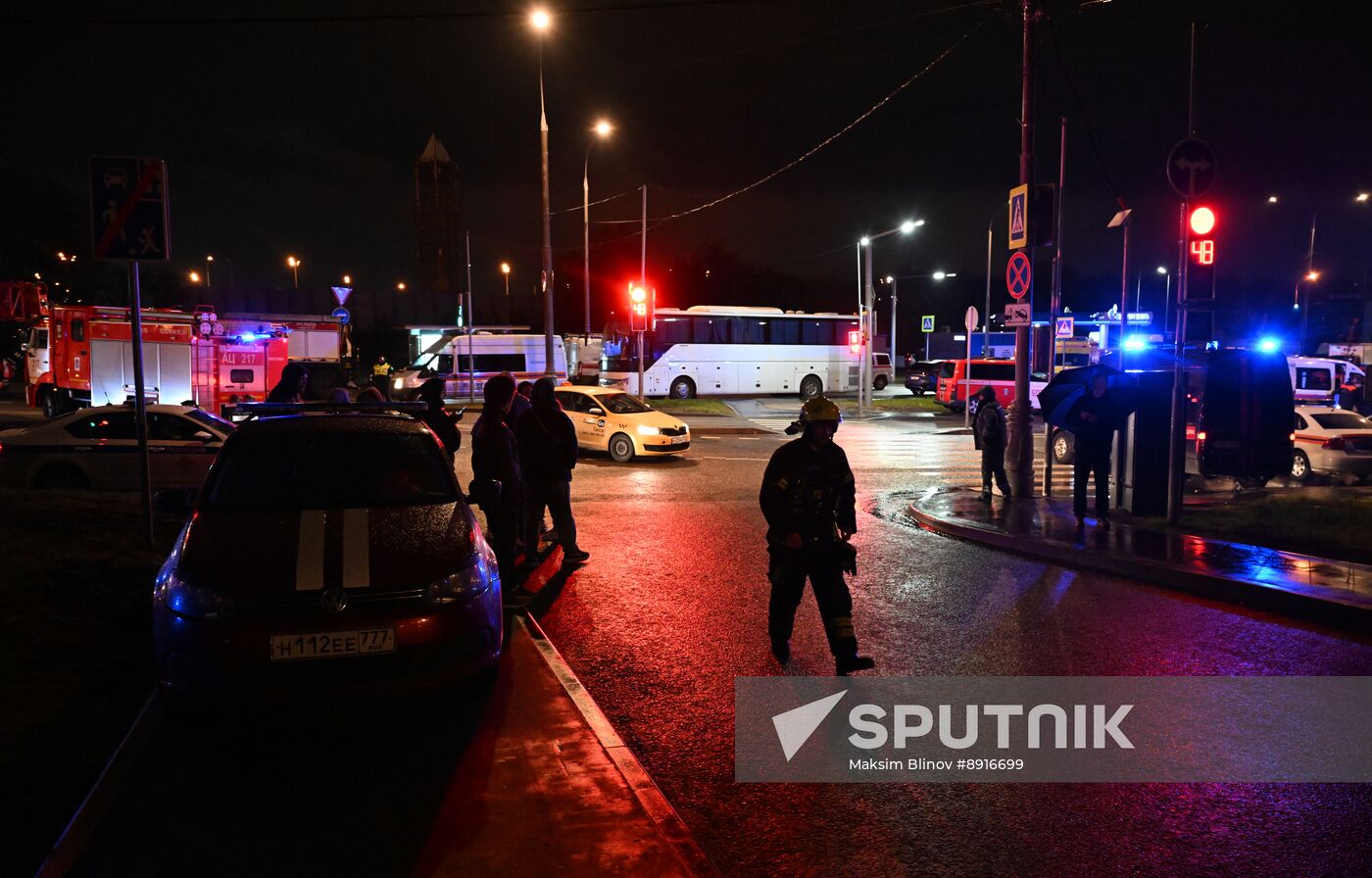 Russia Residential Building Fire