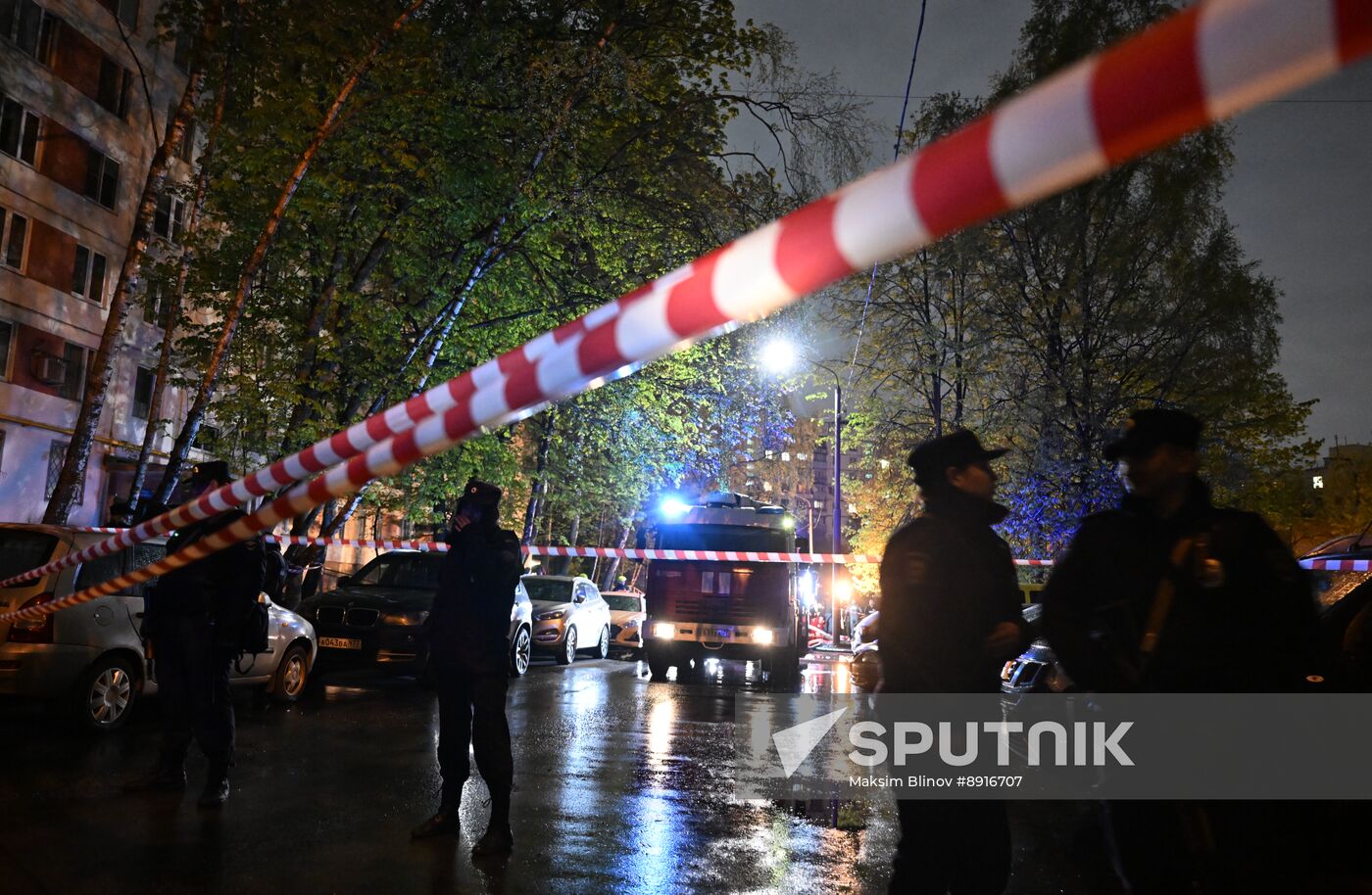 Russia Residential Building Fire