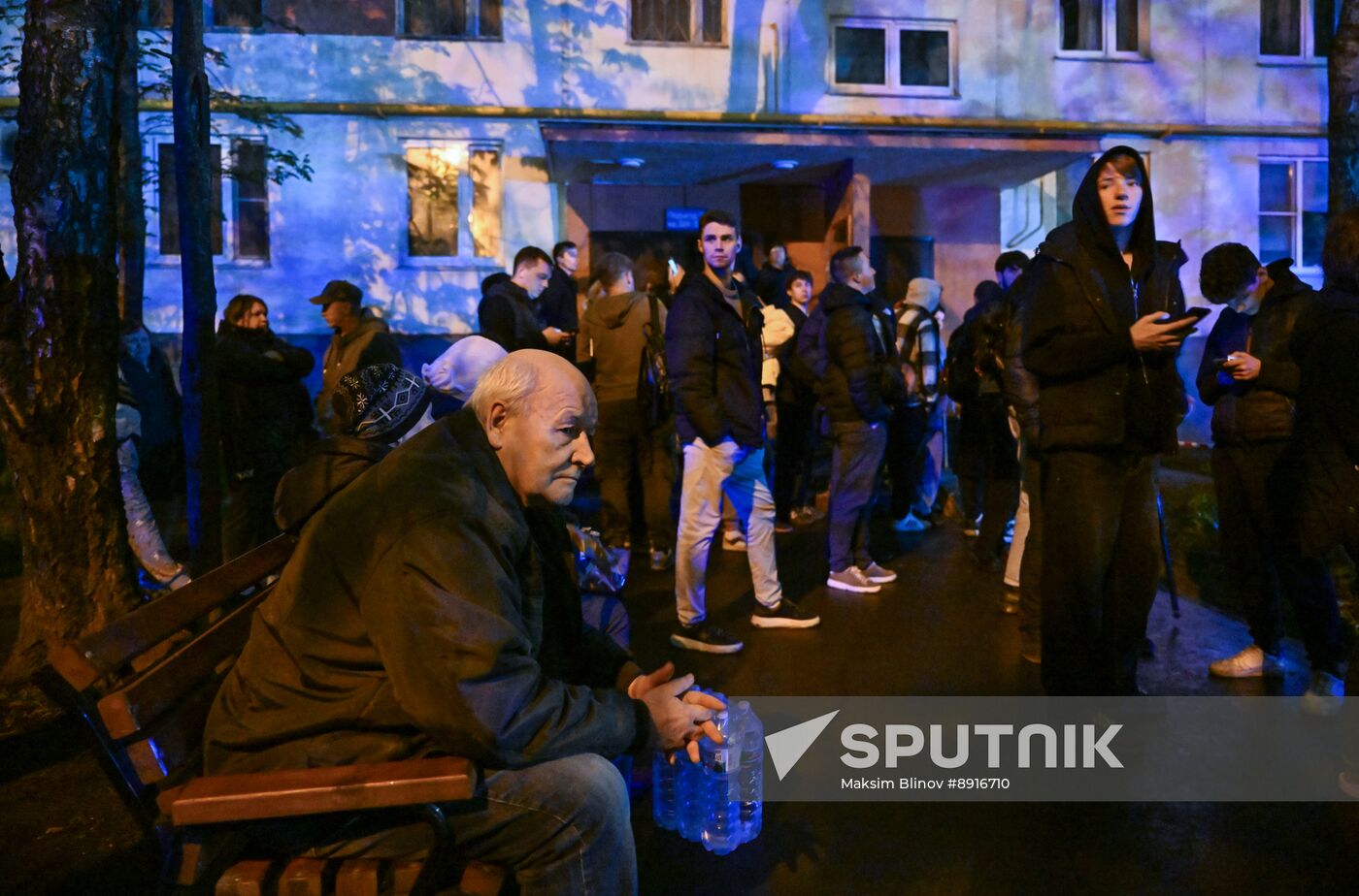 Russia Residential Building Fire