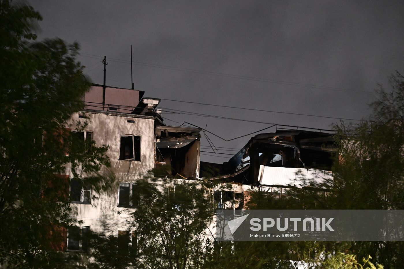 Russia Residential Building Fire
