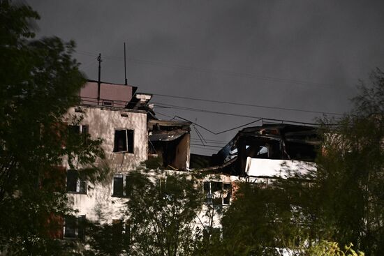 Russia Residential Building Fire