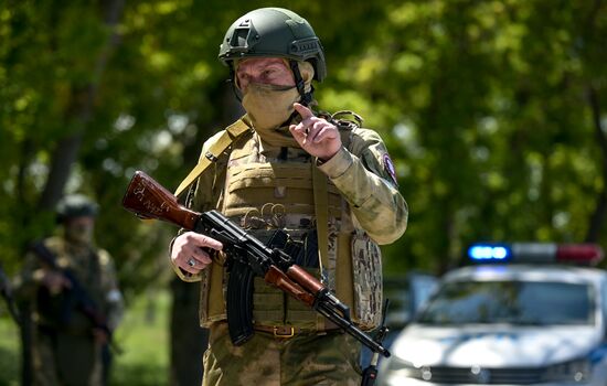 Russia Crimea Territorial Defence Training