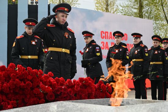 Russia WWII We Keep Flame of Victory Campaign