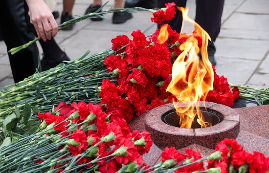 Russia WWII We Keep Flame of Victory Campaign
