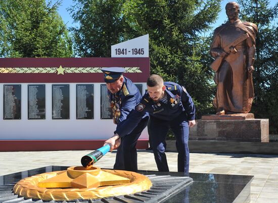 Russia WWII We Keep Flame of Victory Campaign