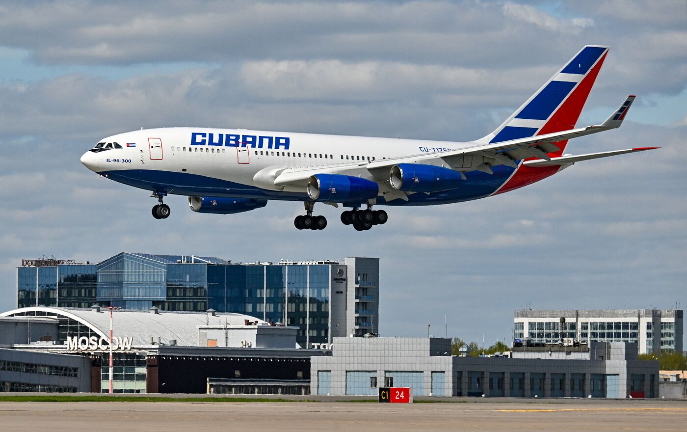 President of Cuba Miguel Diaz-Canel Bermudez arrives in Moscow to attend celebrations to mark 80th anniversary of Victory