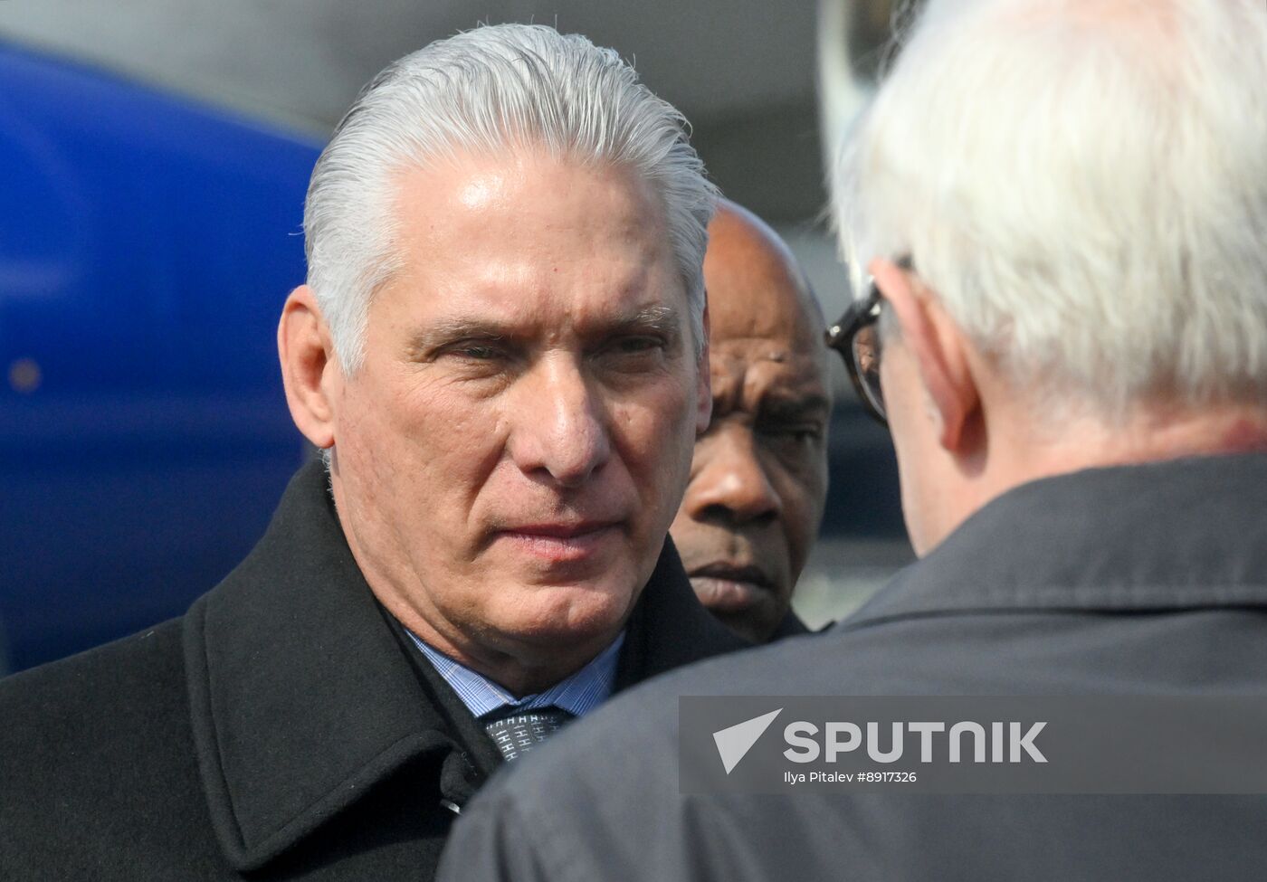 President of Cuba Miguel Diaz-Canel Bermudez arrives in Moscow to attend celebrations to mark 80th anniversary of Victory