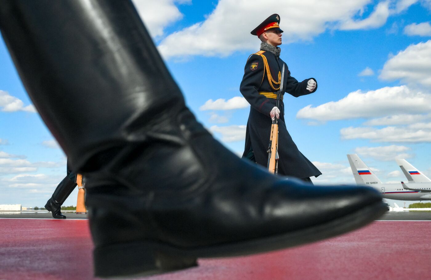President of Cuba Miguel Diaz-Canel Bermudez arrives in Moscow to attend celebrations to mark 80th anniversary of Victory