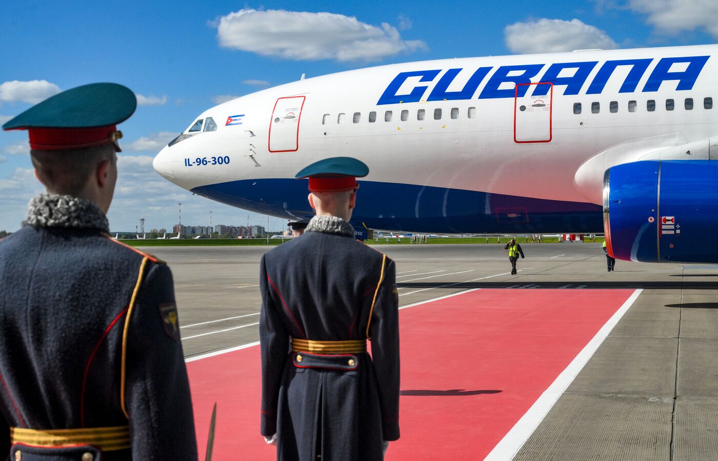 President of Cuba Miguel Diaz-Canel Bermudez arrives in Moscow to attend celebrations to mark 80th anniversary of Victory