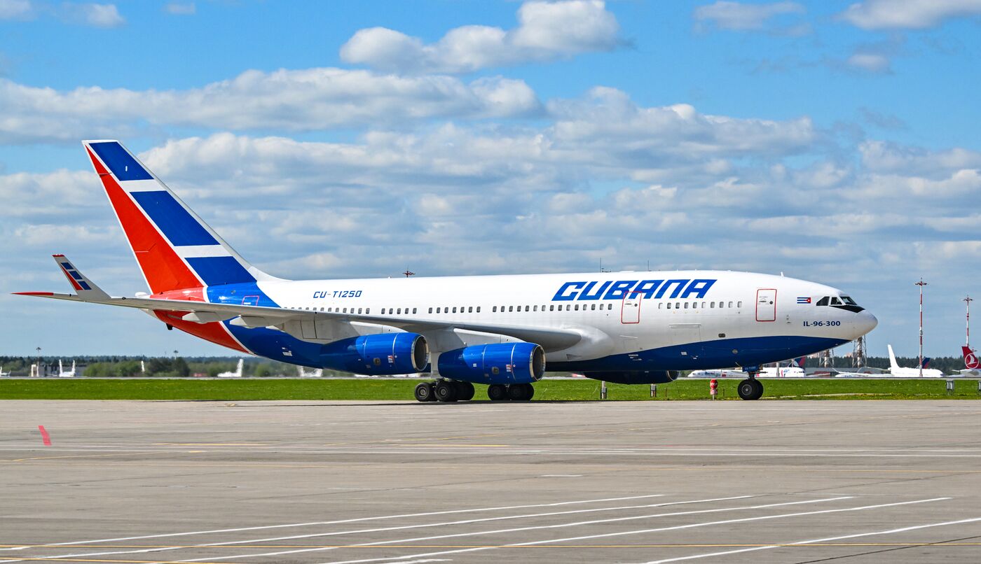 President of Cuba Miguel Diaz-Canel Bermudez arrives in Moscow to attend celebrations to mark 80th anniversary of Victory