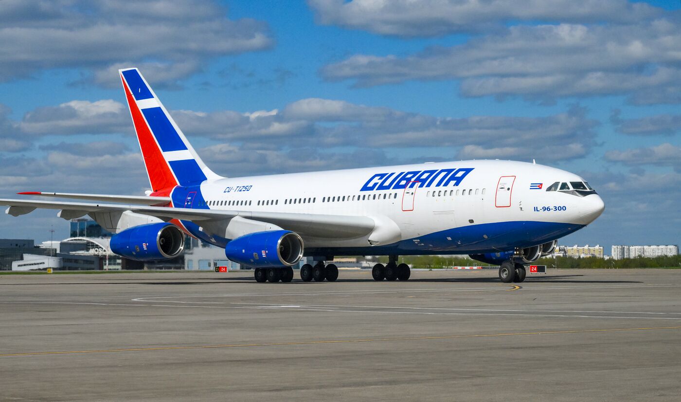 President of Cuba Miguel Diaz-Canel Bermudez arrives in Moscow to attend celebrations to mark 80th anniversary of Victory