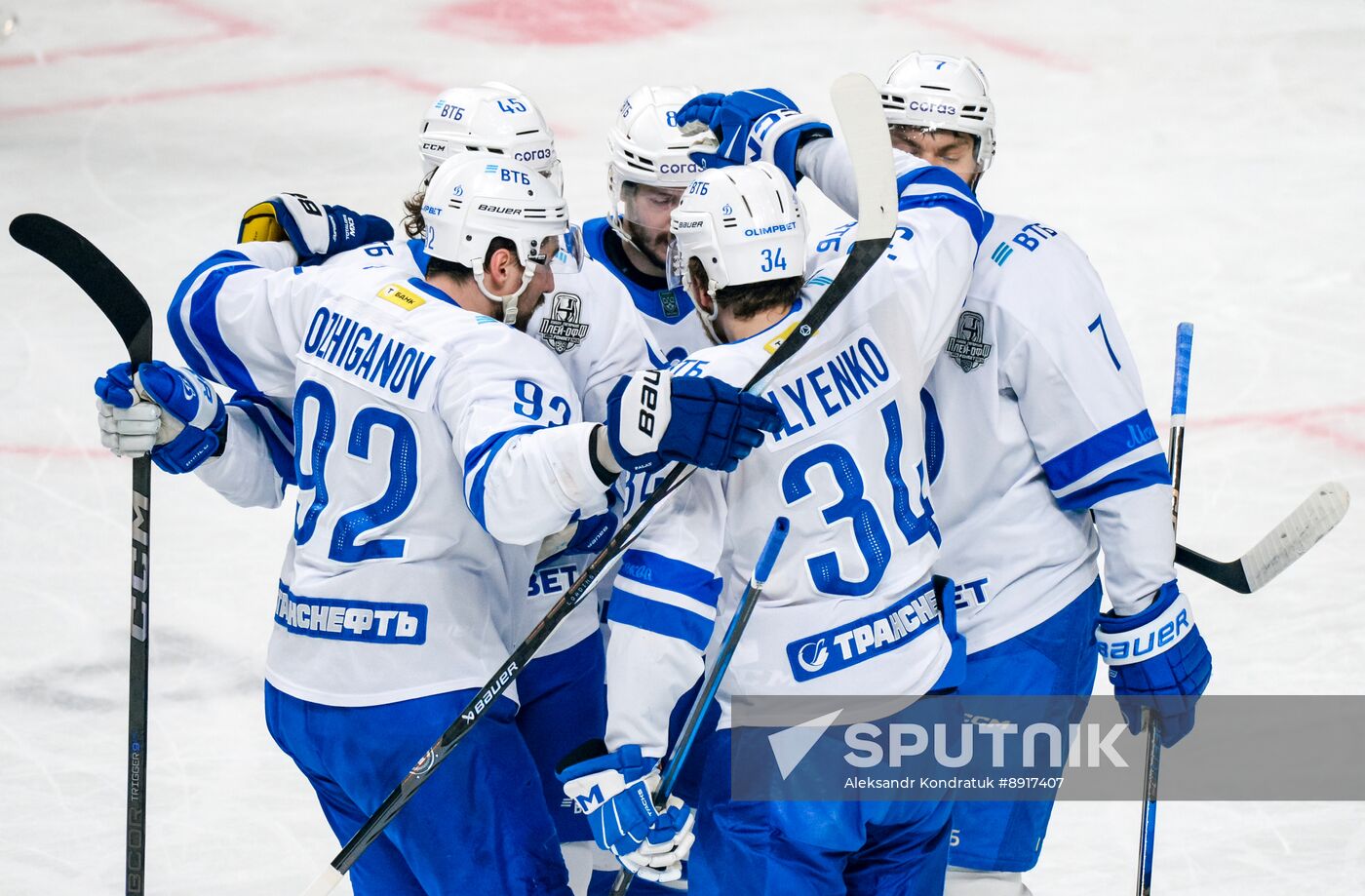 Russia Ice Hockey Kontinental League Traktor - Dynamo