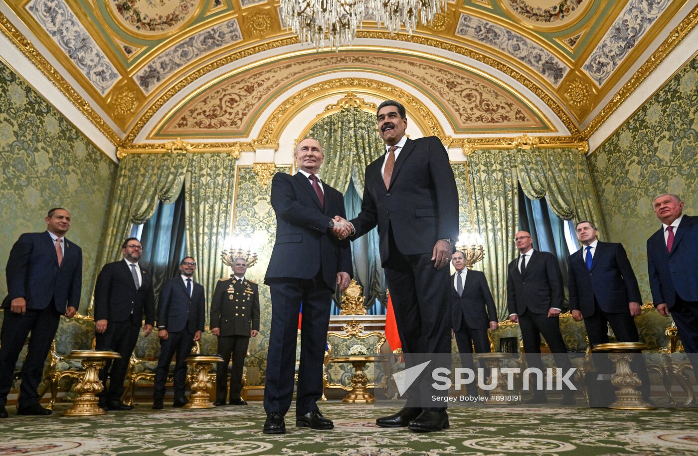 President of Russia Vladimir Putin's meeting with President of Venezuela Nicolas Maduro