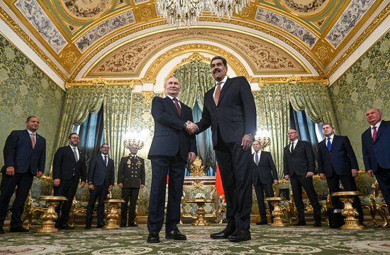 President of Russia Vladimir Putin's meeting with President of Venezuela Nicolas Maduro