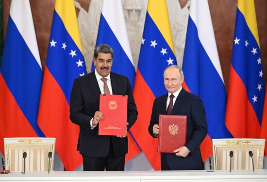 President of Russia Vladimir Putin's meeting with President of Venezuela Nicolas Maduro
