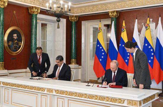 President of Russia Vladimir Putin's meeting with President of Venezuela Nicolas Maduro