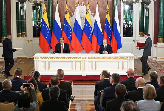 President of Russia Vladimir Putin's meeting with President of Venezuela Nicolas Maduro