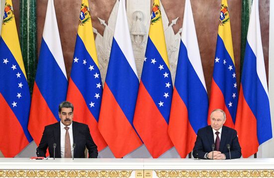 President of Russia Vladimir Putin's meeting with President of Venezuela Nicolas Maduro