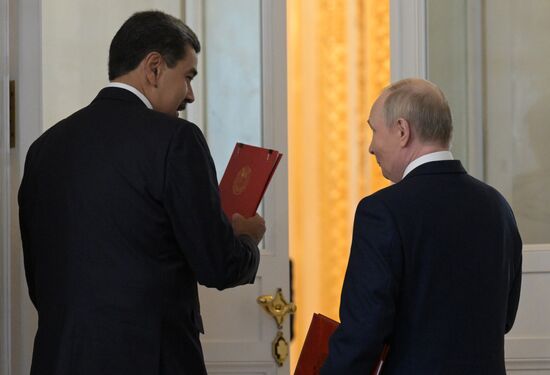President of Russia Vladimir Putin's meeting with President of Venezuela Nicolas Maduro