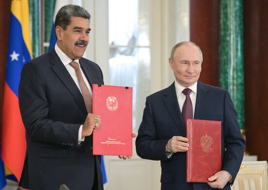 President of Russia Vladimir Putin's meeting with President of Venezuela Nicolas Maduro