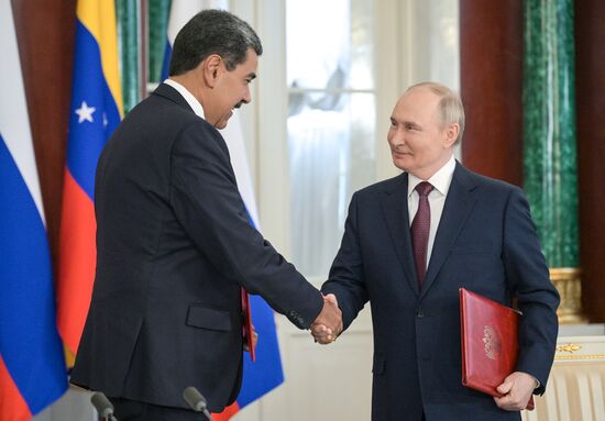 President of Russia Vladimir Putin's meeting with President of Venezuela Nicolas Maduro