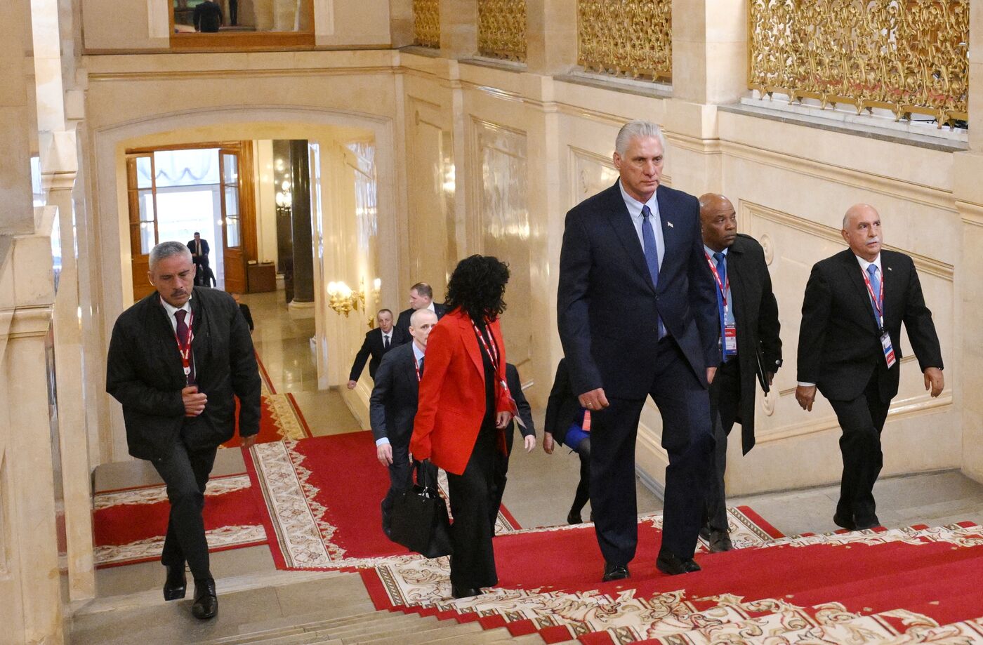 President of Russia Vladimir Putin's meeting with President of Cuba Miguel Diaz-Canel Bermudez