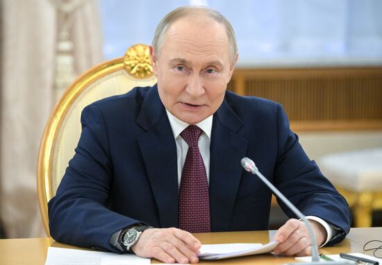 President of Russia Vladimir Putin's meeting with President of Cuba Miguel Diaz-Canel Bermudez